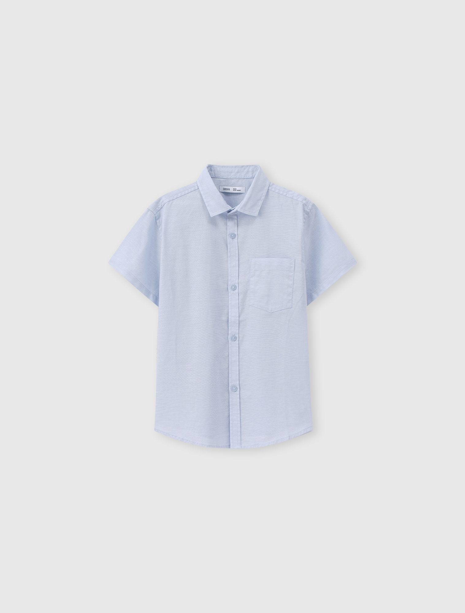[CHỈ 5.11 VOUCHER TỚI 500K] Áo sơ mi bé trai CANIFA cotton cộc tay 2TH24A001