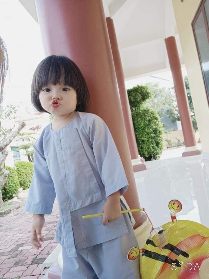 [HCM]đồ lam đi chùa trẻ em