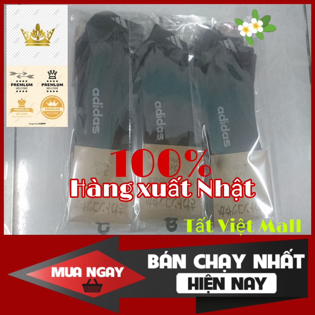 10 Đôi ADIDAS Đen cổ ngắn Giá Sốc