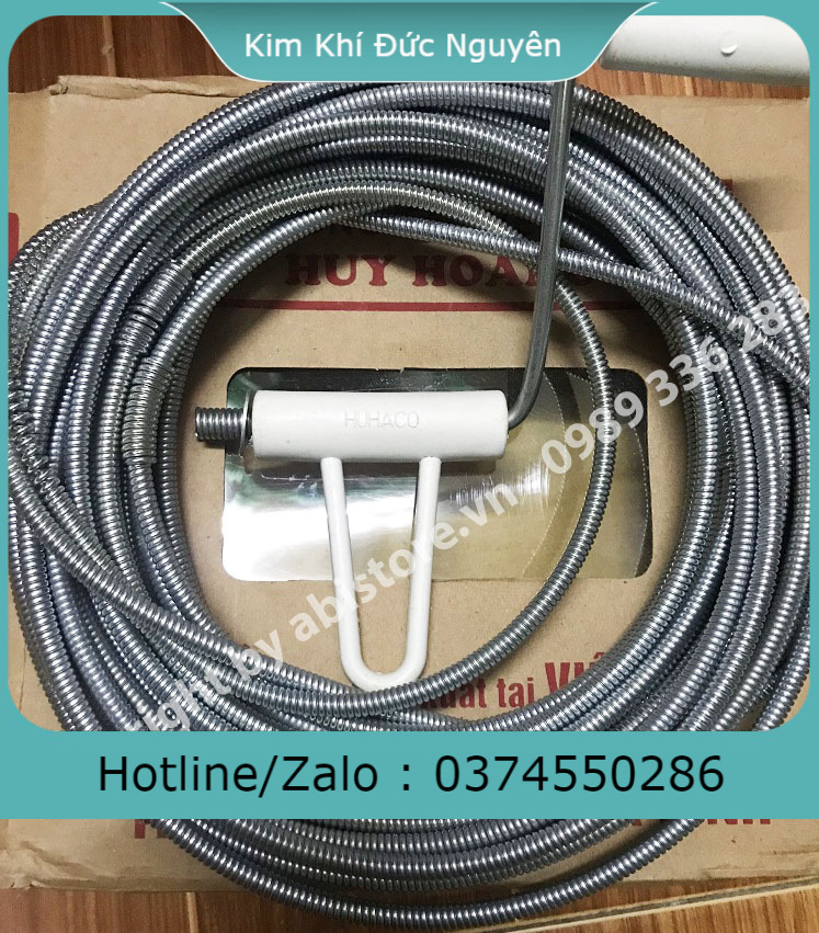 DÂY THÔNG TẮC CỐNG LÒ XO 12M HUY HOÀNG VIỆT NAM CHẤT LƯỢNG CAO DỤNG CỤ DÂY THÔNG TẮC ỐNG NƯỚC BỒN CẦU KIM KHÍ ĐỨC NGUYÊN