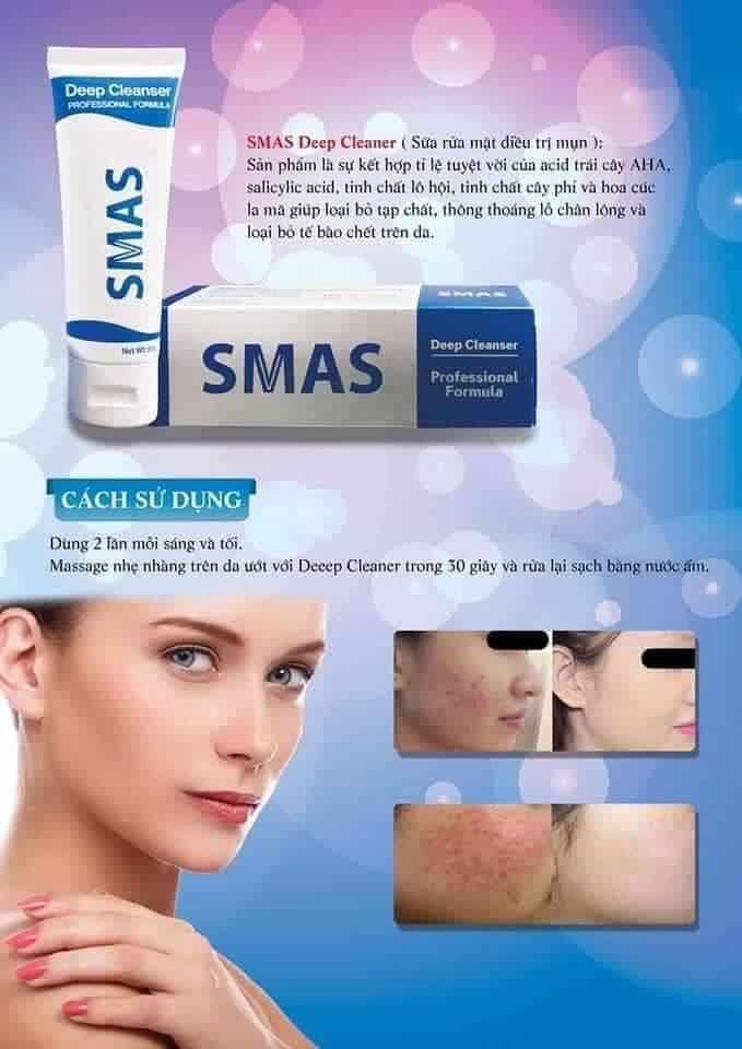 Sữa rửa mặt Smas Deep cleanser