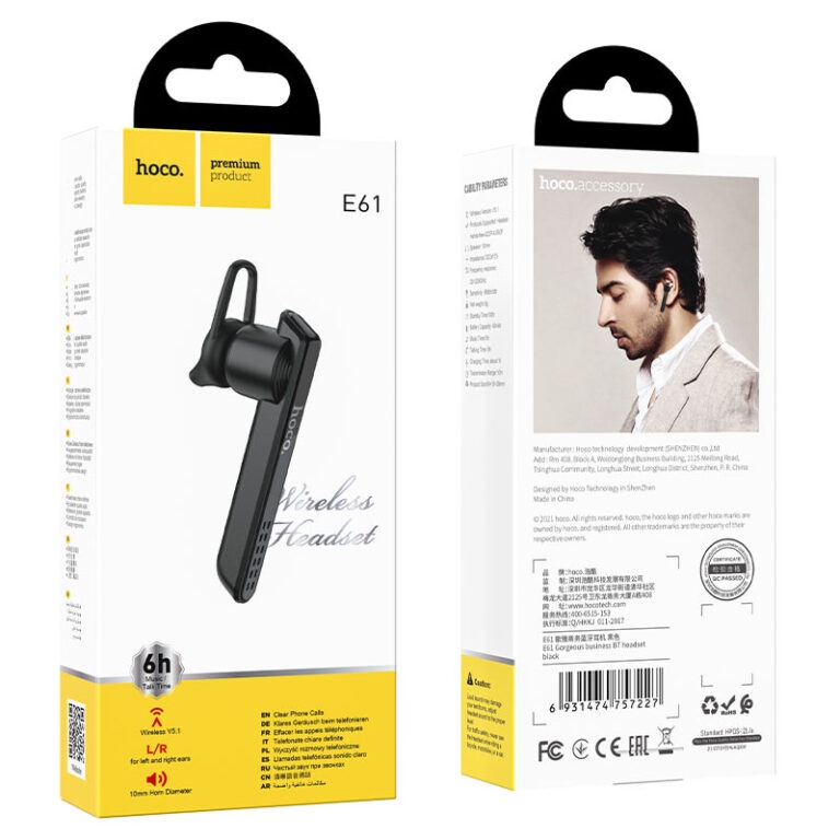 Tai nghe Bluetooth 1 bên Hoco E61
