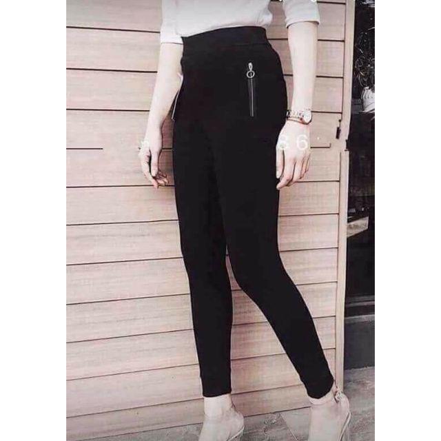 Quần Legging Khóa Dọc Hông
