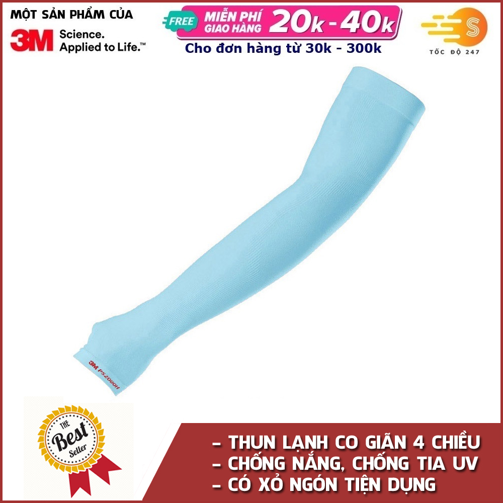 Ống tay xỏ ngón thun lạnh co giãn 4 chiều chống nắng và tia UV 3M PS2000H - Tốc độ 247 thun lạnh co giãn 4 chiều công nghê Hàn Quốc chống nắng và tia UV