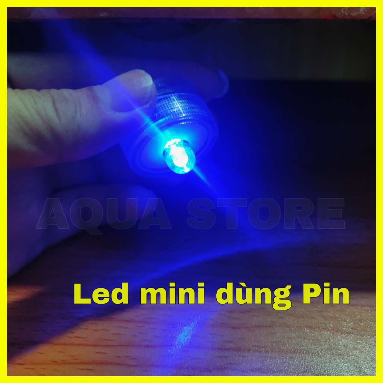 Đèn Led mini dùng Pin - đèn trang trí hồ cá tiểu cảnh