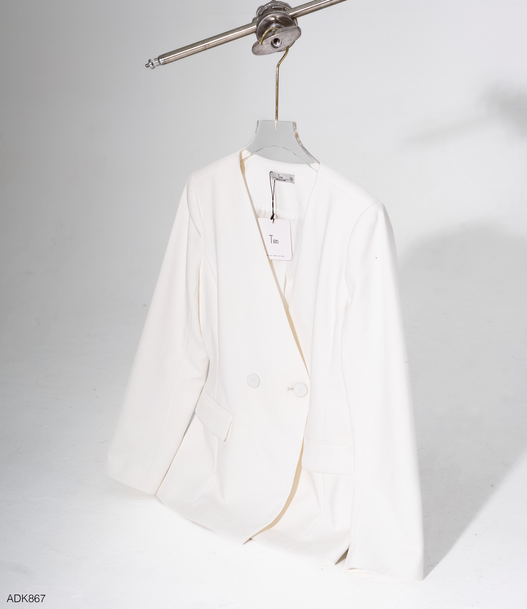 Blazer cổ liền vạt chéo đai eo TIINSTORE ADK867