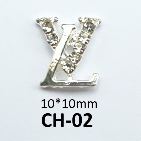 Charm thương hiệu 3D trang trí móng CH BYH008
