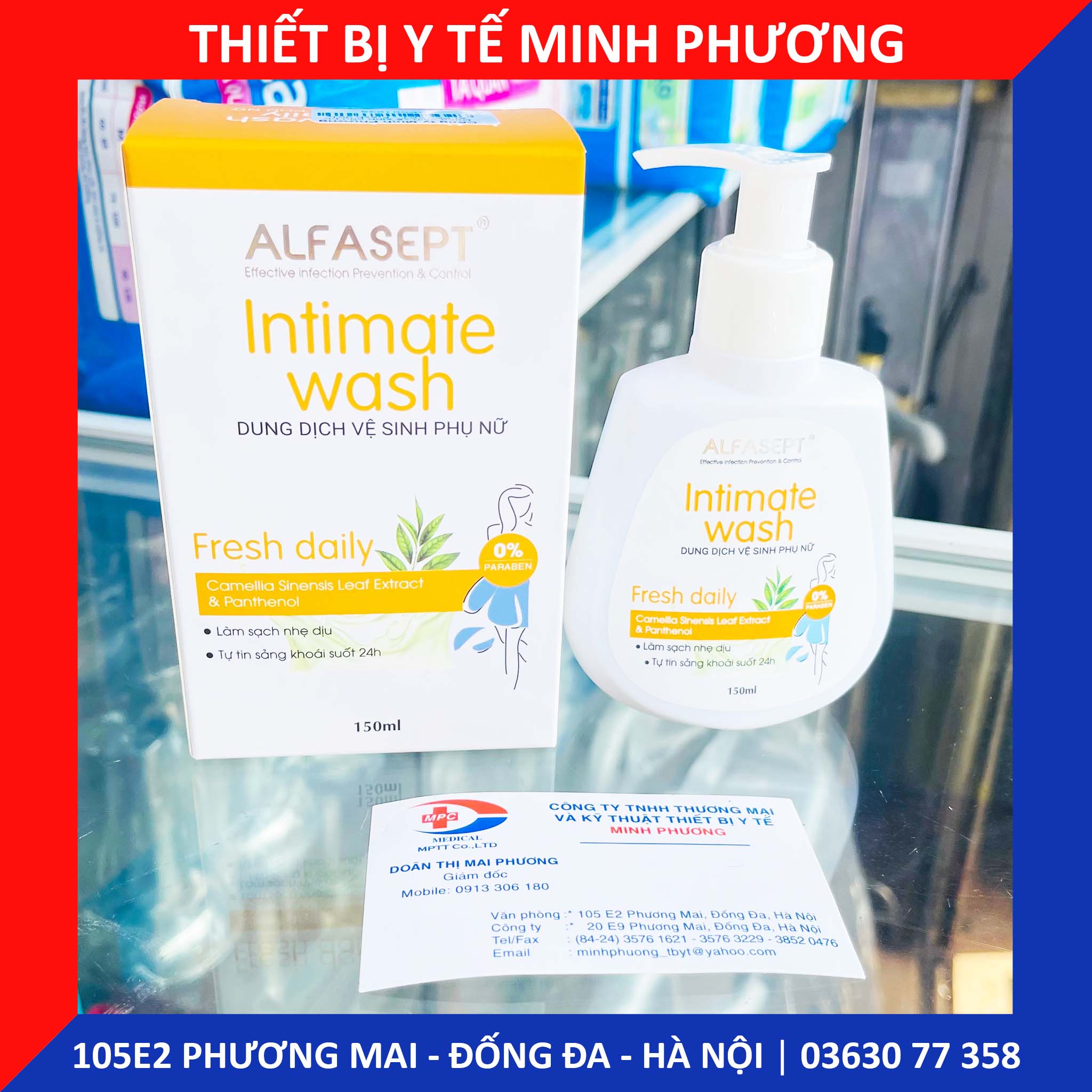 Dung dịch vệ sinh phụ nữ ALFASEPT Fresh daily
