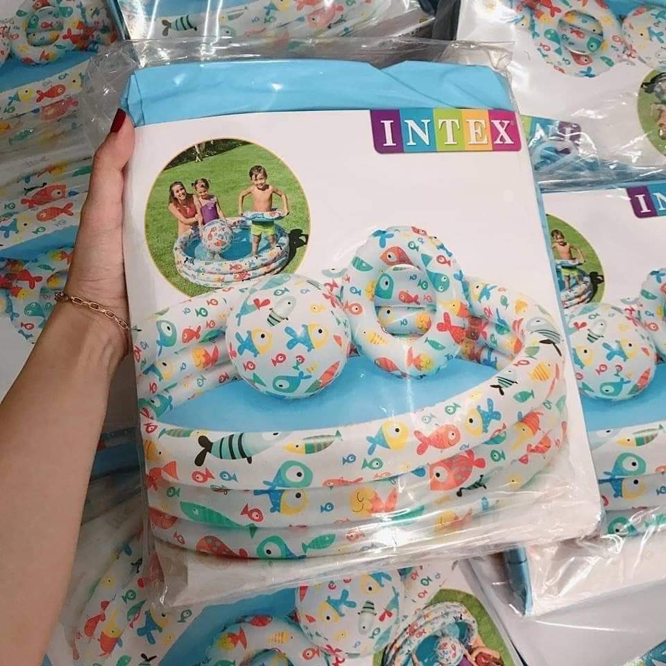 BỂ BƠI 3 CHI TIẾT GỒM (BỂ BƠI + PHAO + BÓNG)