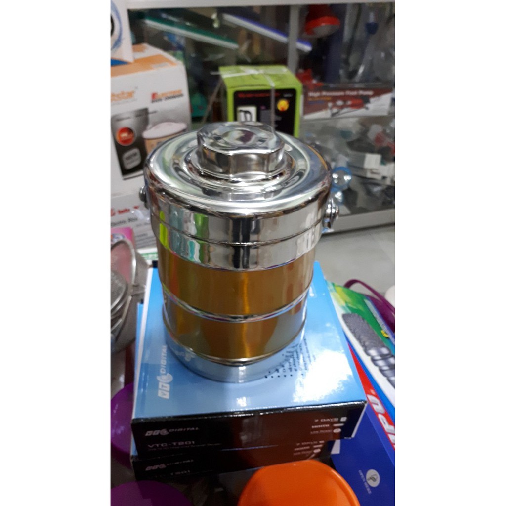 CẠP LỒNG CƠM INOX CAO CẤP 3 TẦNG