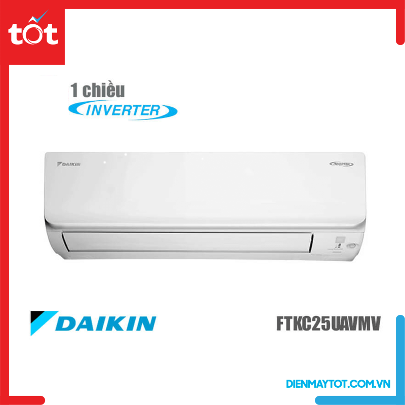 Máy lạnh Daikin Inverter 1 HP FTKC25UAVMV