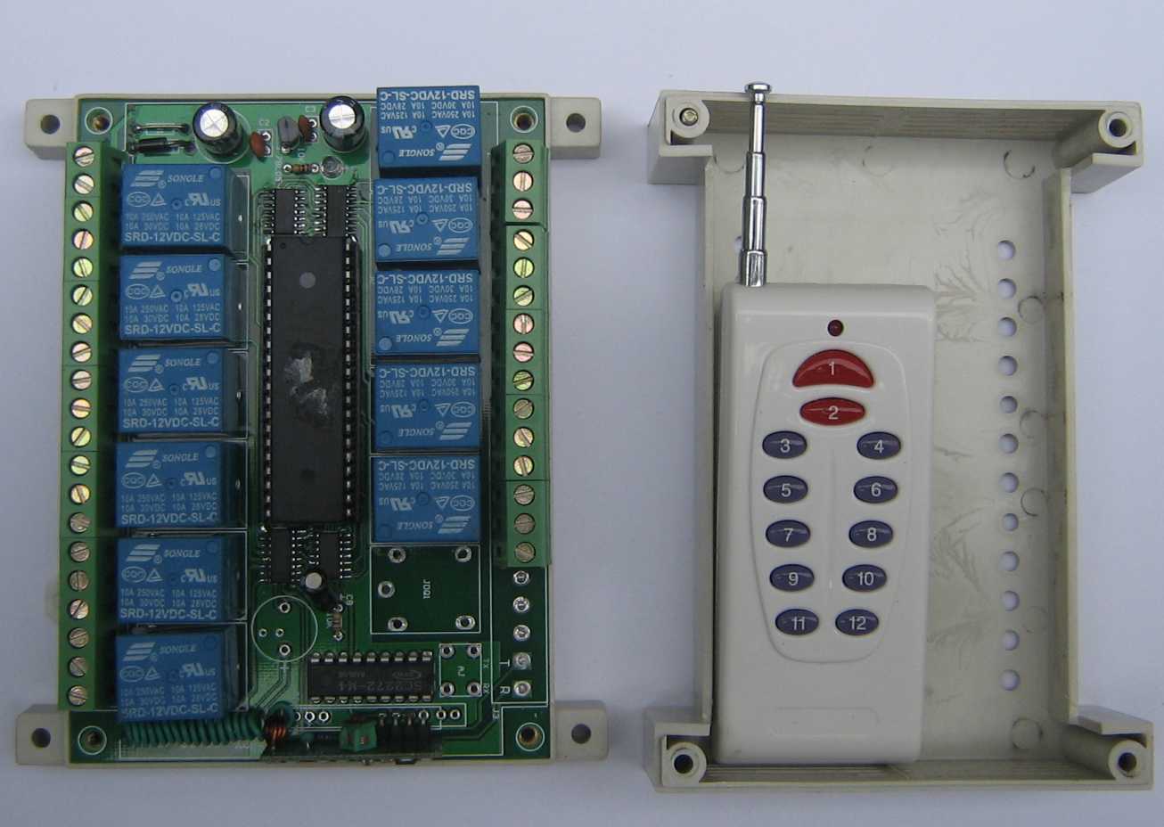 Mạch điều khiển từ xa 8 kênh 12v