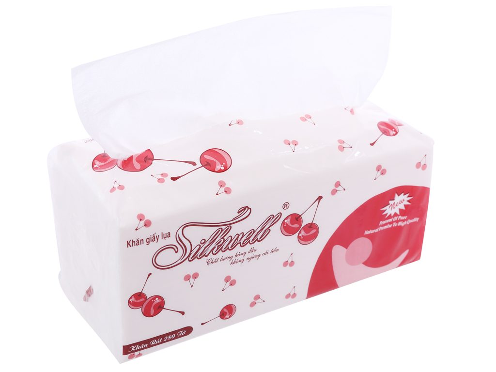 [Siêu thị WinMart] - Khăn giấy rút 2 lớp Silkwell 280 tờ