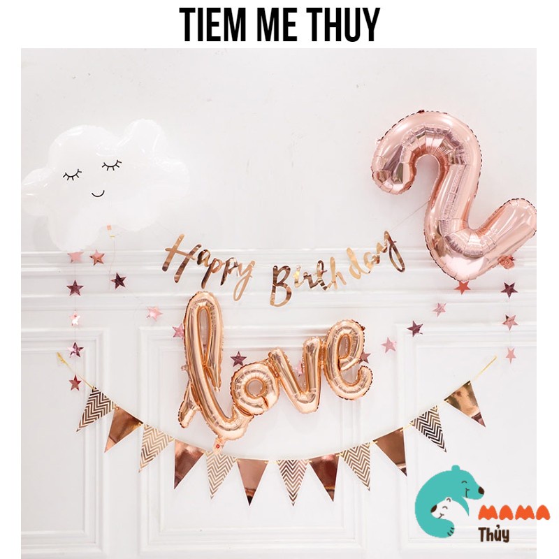 Bộ bóng trang trí tiệc sinh nhật đơn giản 92