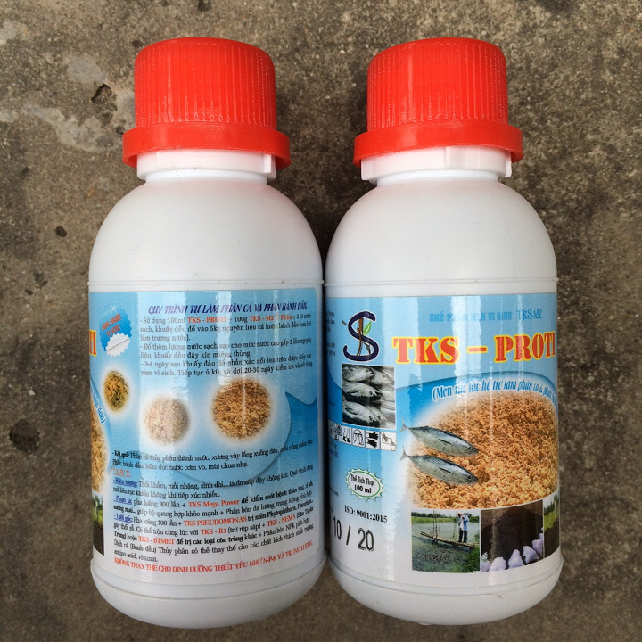 [ CHAI 100ML ] PROTI: Men Xúc Tác Làm Phân Cá, Phân Bánh Dầu