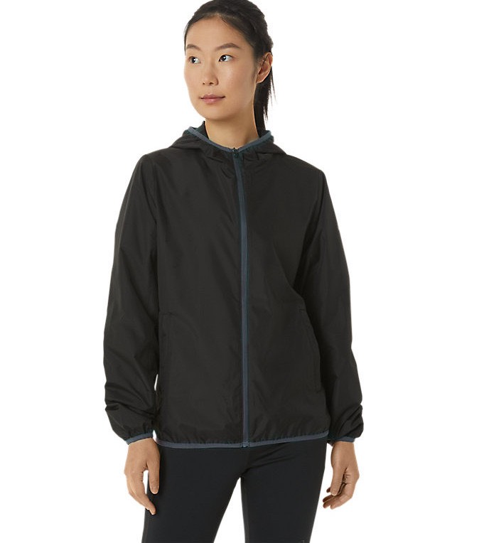 Áo khoác gió chống nước Asics siêu gọn nhẹ