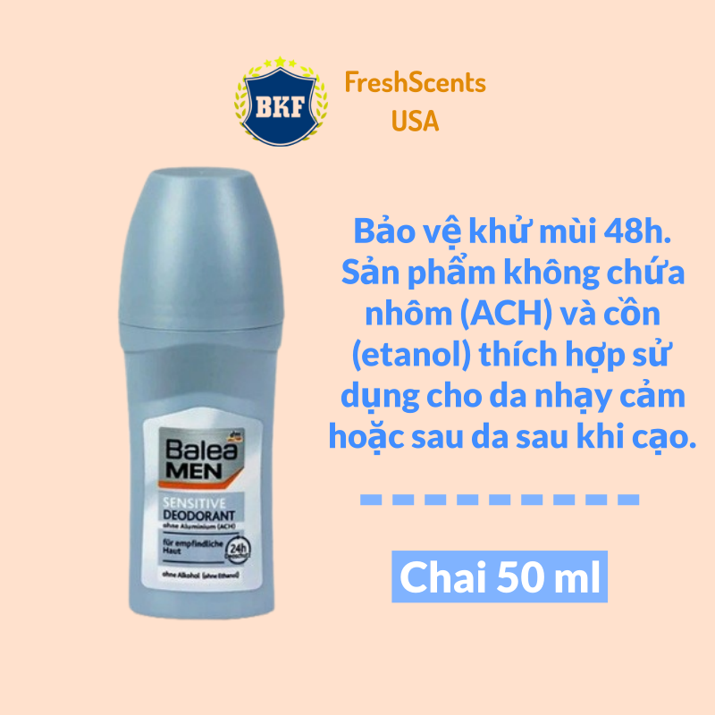 Lăn nách Mùi Balea 50ml - Nhập Khẩu Đức