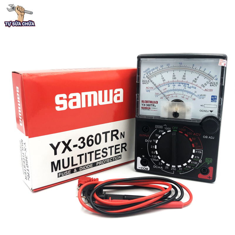 Bảng giá Đồng hồ vạn năng VOM Samwa YX360-TRn - Đồng hồ đo điện tặng kèm pin