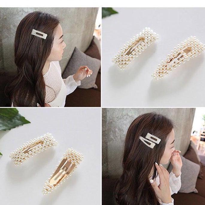 Set 4 Kẹp Tóc Hàn Quốc Siêu Xinh