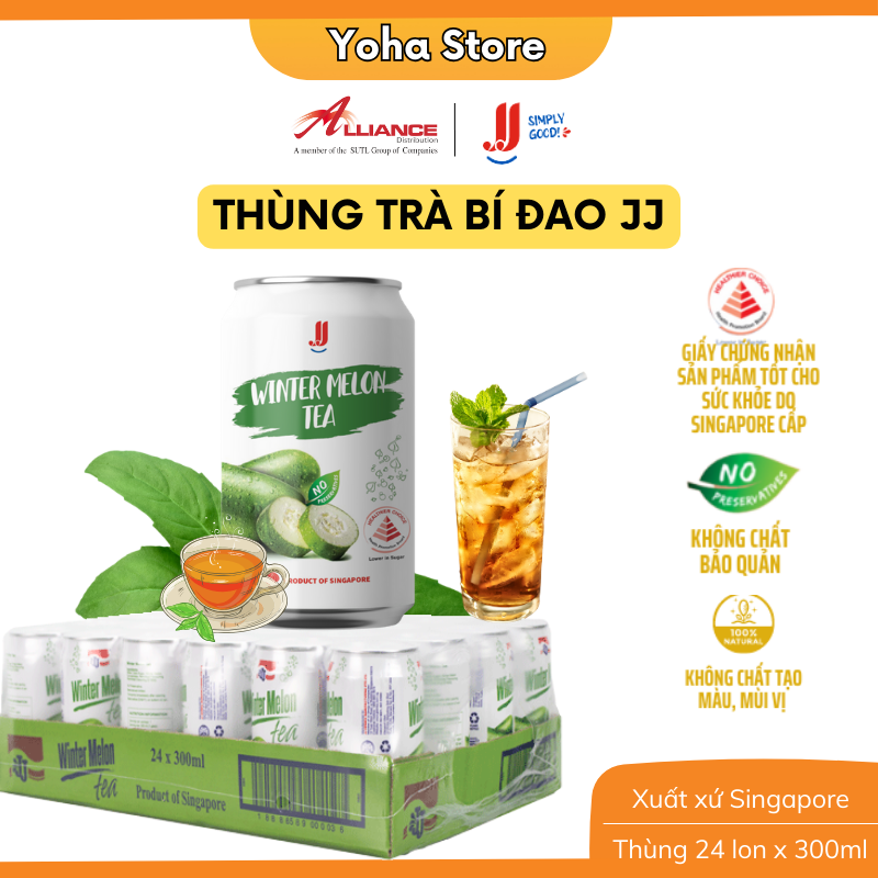 Jj Pumpkin Tea Carton (24 Cans X 300ml) - Singapore Brand