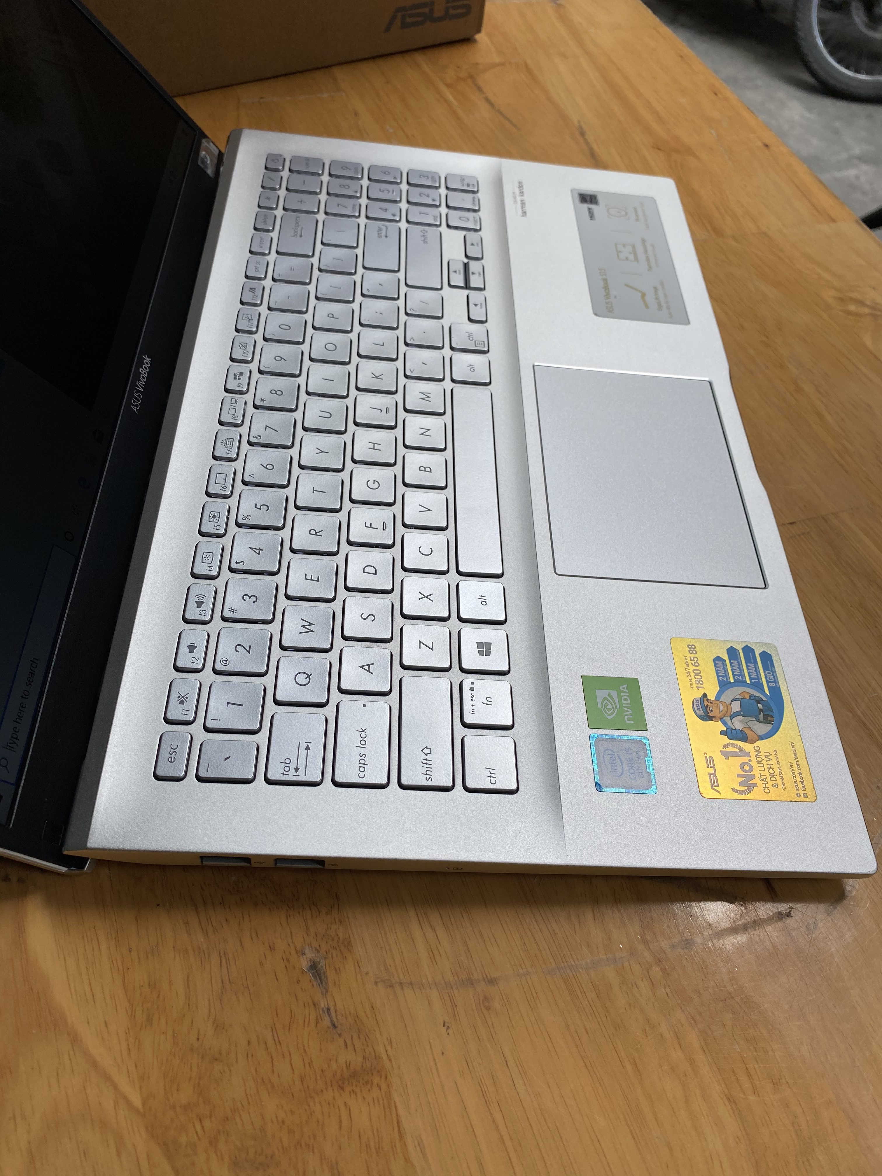Laptop Asus Vivobook S531F i5 8G 512G vga 2G 156in Fullbox BHanh 12T