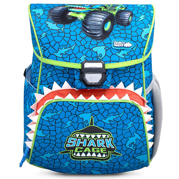 Ba lô clever hippo classy - shark cage - bs1213/blue - màu xanh