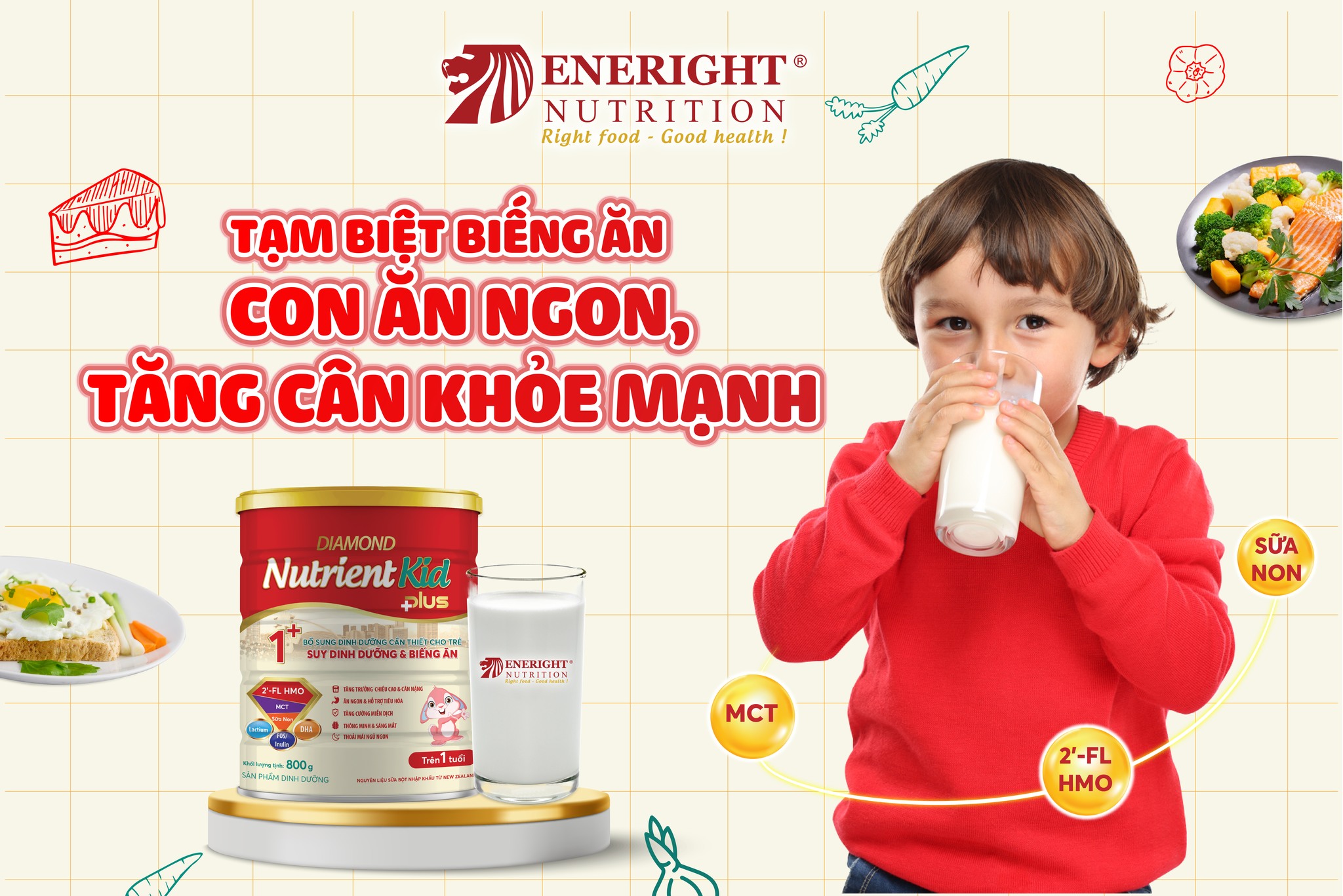 Sữa Nutrient Kid 1 +