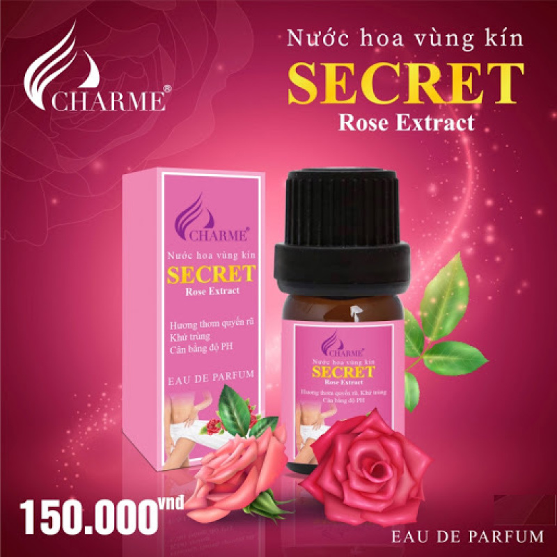 Nước Hoa Vùng Kín Charme Secret Rose Extract 5ml