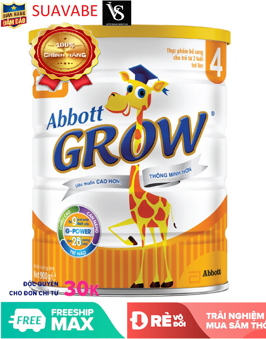 Sữa bột Abbott Grow 4 900g