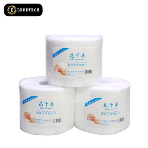 Giấy cuộn rửa mặt tiệt trùng cho spa, siêu dai và mềm mịn loại tốt