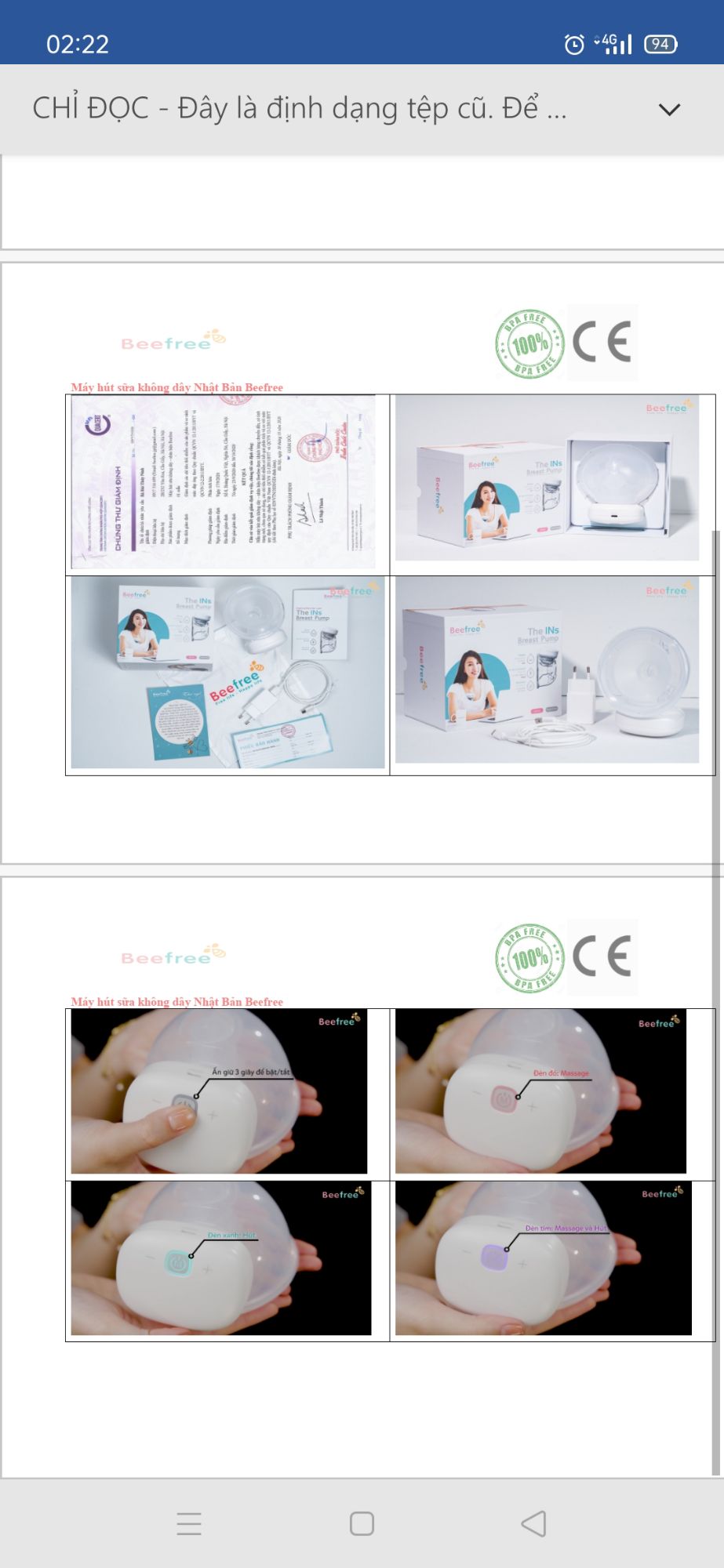 CỐC HÚT SỮA BEEFREE NHẬT BẢN
