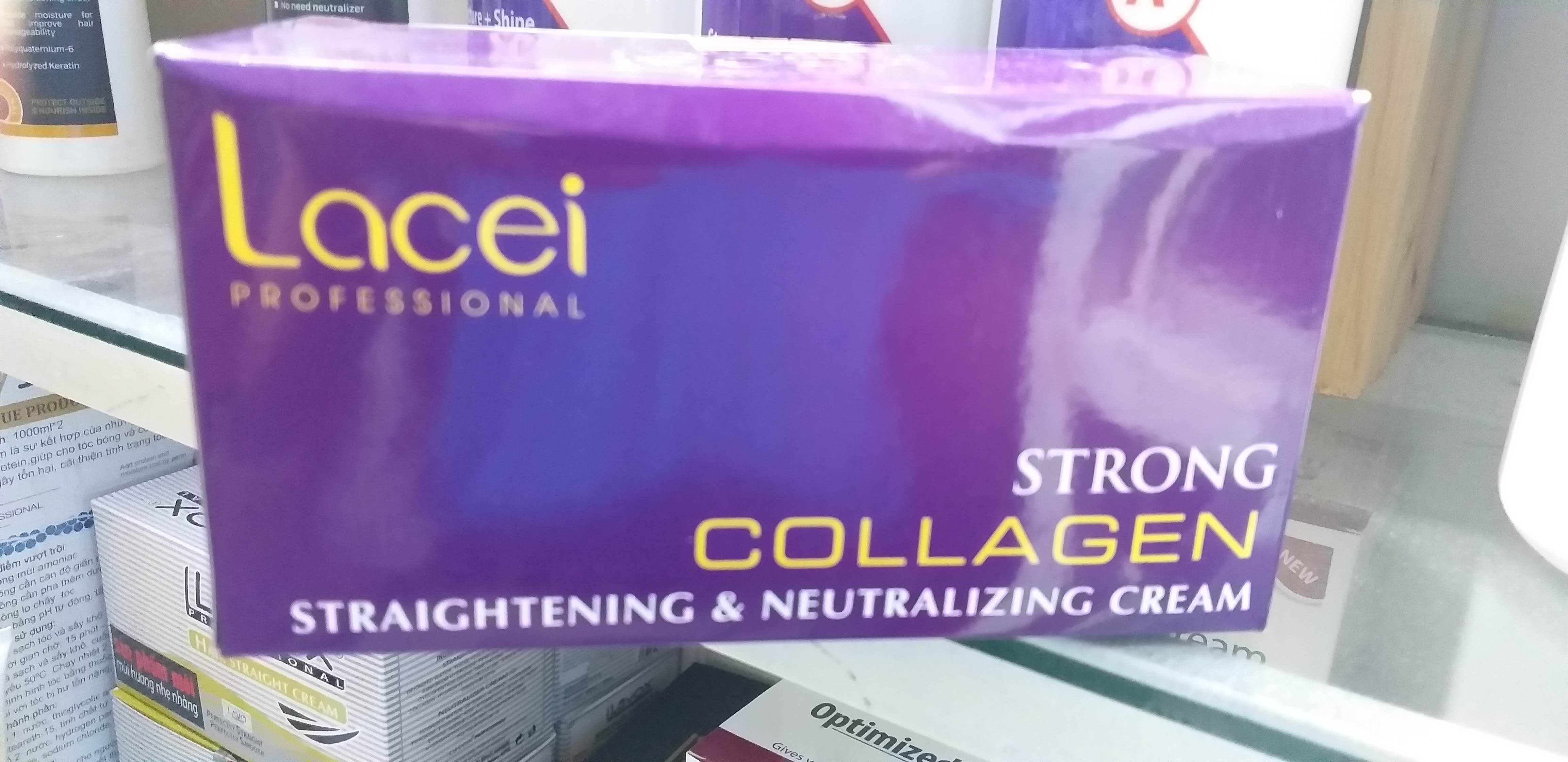 Cream straighten hair lacei Purple 200ml x2