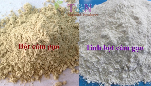 1kg Tinh bột cám gạo trắng đẹp da