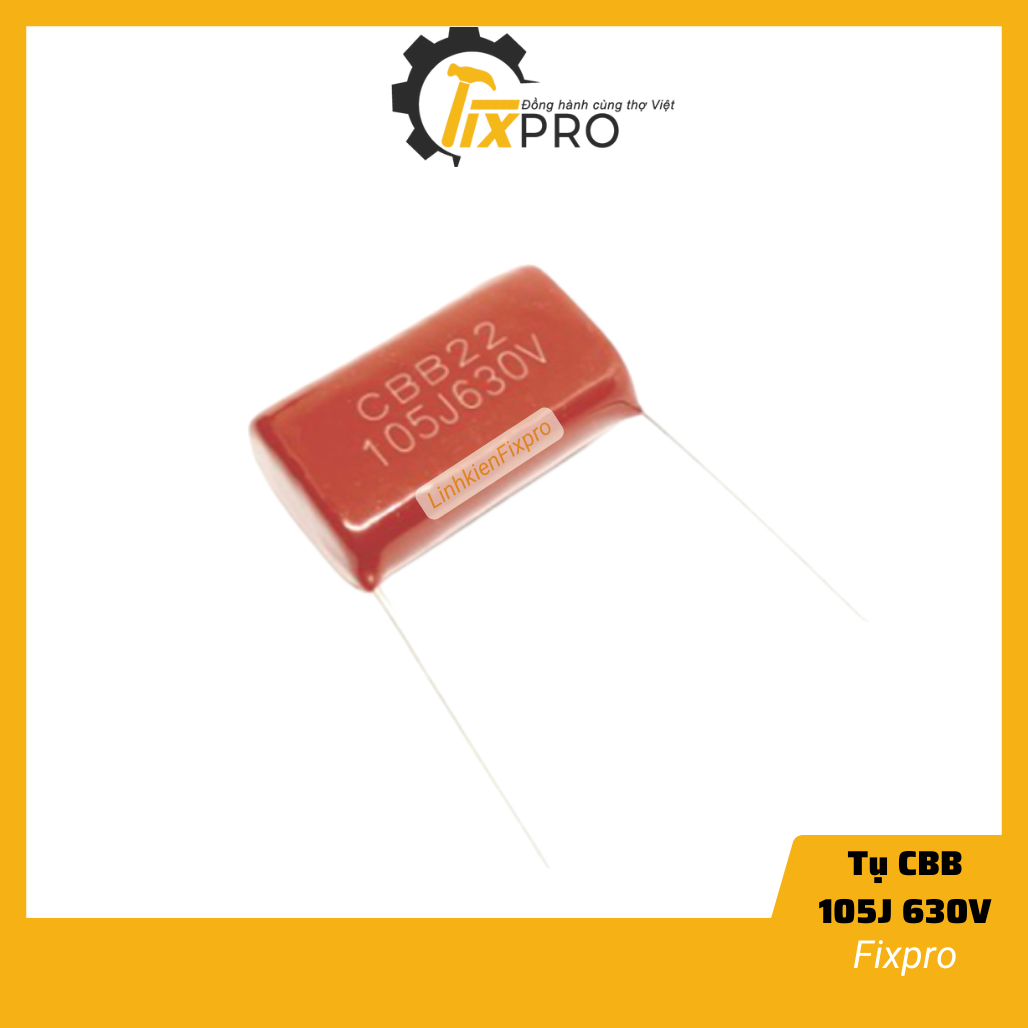 Tụ cbb 105j 630v 1uf 25mm chất lượng tốt - linh kiện fixpro