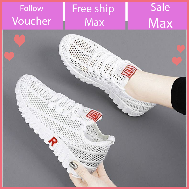 Giày sneaker thể thao nữ hàn quốc buộc dây siêu nhẹ Vietshoes68 V254+V280