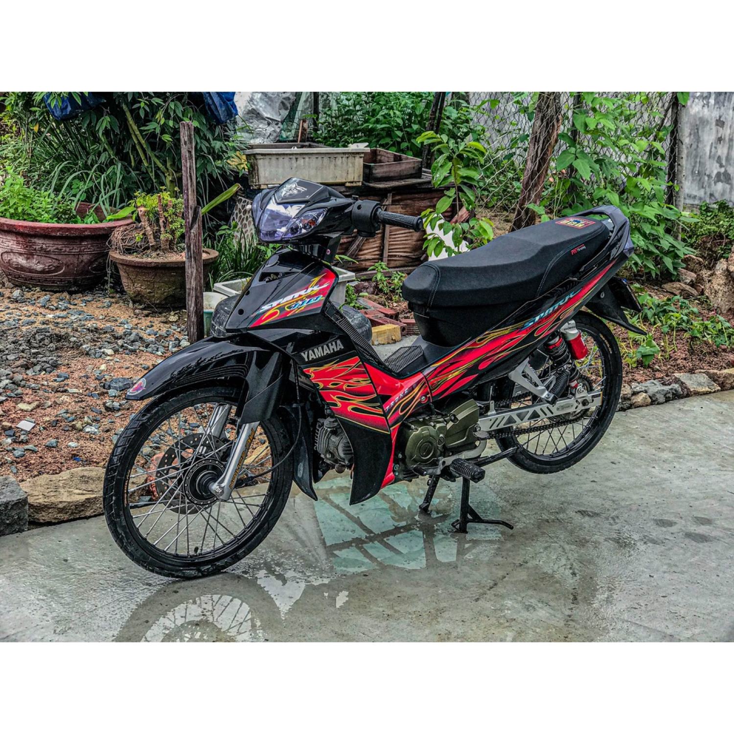 Tem Sirius Đen Đỏ mẫu lửa Thái Siêu Phẩm ( Tem In Thường Mẫu Gốc Rice decal )