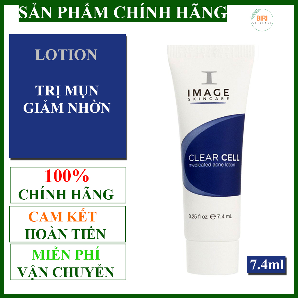 [HCM][Image] Lotion chấm mụn Image Clearcell 5% Benzol Peroxide Mini 7.4ml