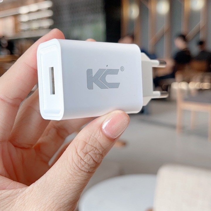 CỦ SẠC KC K55 - sạc nhanh 5V-2A- Full Box Bảo Hành 12 Tháng