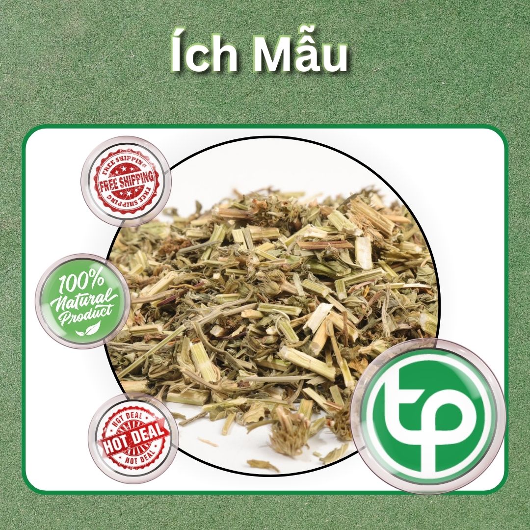 [Trà ngon bổ dưỡng] Cây ích mẫu khô Tấn Phát 1kg - Hàng công ty chất lượng cao - hỗ trợ cải thiện sức khoẻ