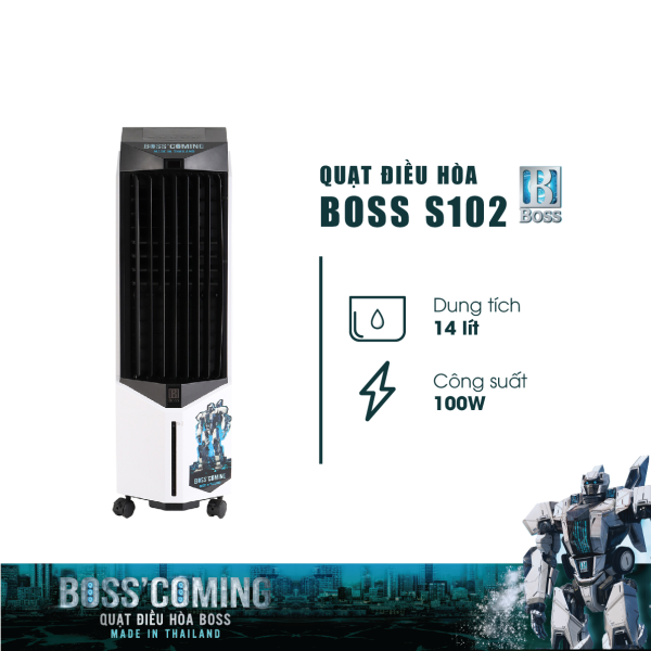 Bảng giá Quạt Điều Hòa Không Khi Boss S102 14.0 Lít (Quạt Hơi Nước) - Hàng Chính Hãng