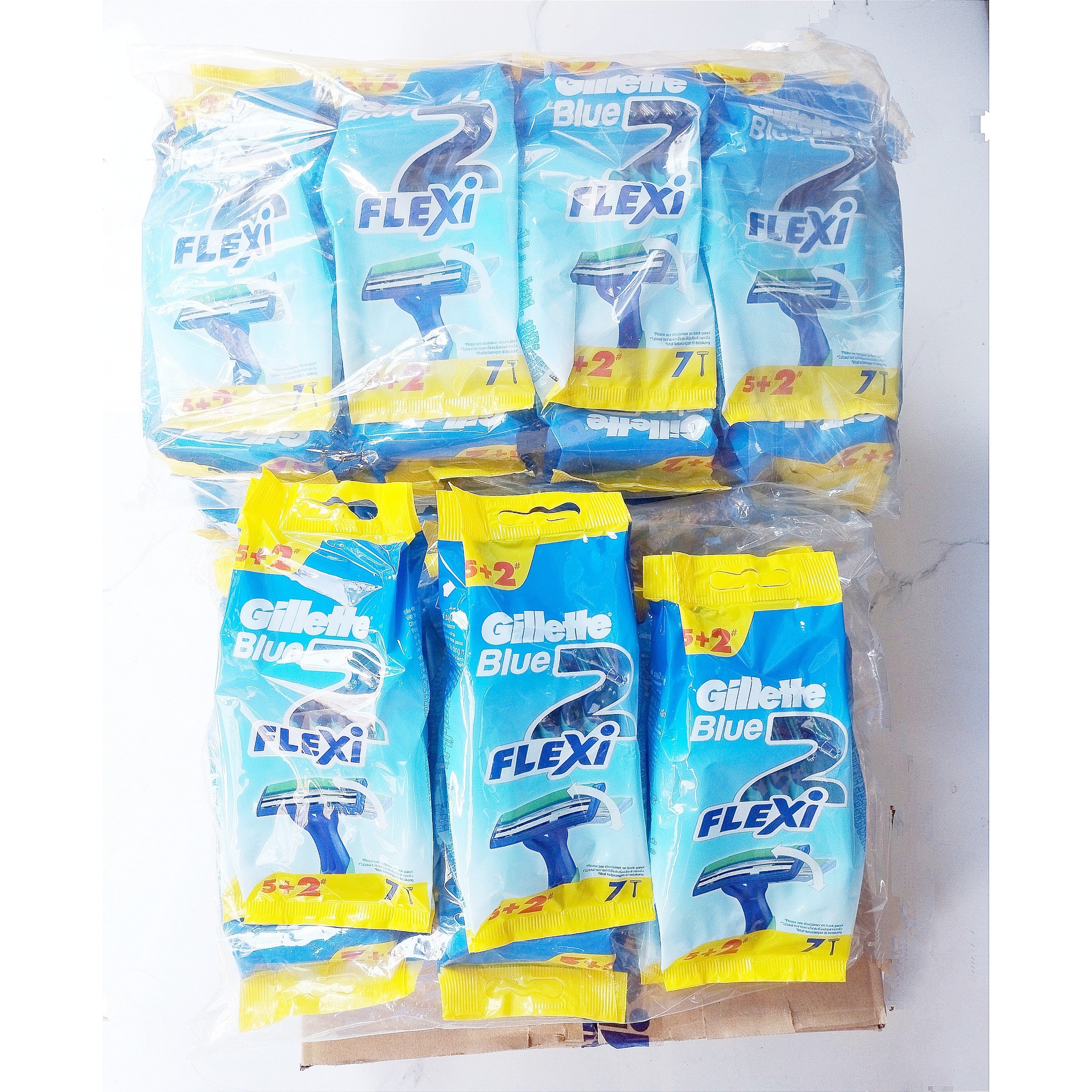 Dao Cạo Râu Gillette Blue 2 Flexi ( Loại 5 +2)