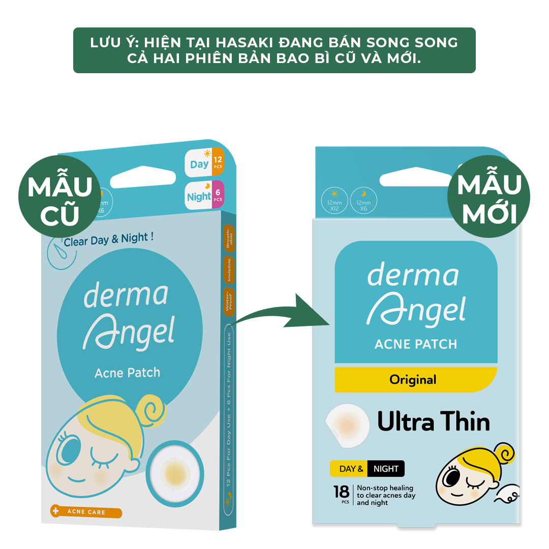 Miếng Dán Mụn Derma Angel Hasaki Sản Phẩm Chính Hãng