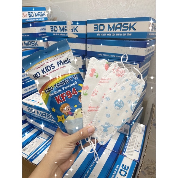 {Combo} 10 piece masks for baby 4D KF94 boxing texturized baby from (1-8 age)