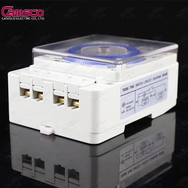 Bộ Công Tắc Hẹn Giờ Cơ Rơle Timer 24 Giờ Camsco Model TB35N