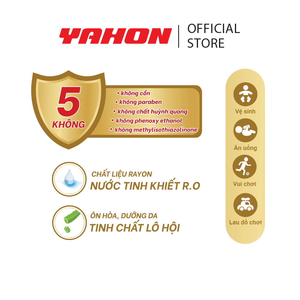 Khăn Ướt Em Bé Nuna Không Mùi 100 Miếng - Vải Không Dệt Mềm Mại - Chiết Xuất Lô Hội - An Toàn Cho Da Nhạy Cảm