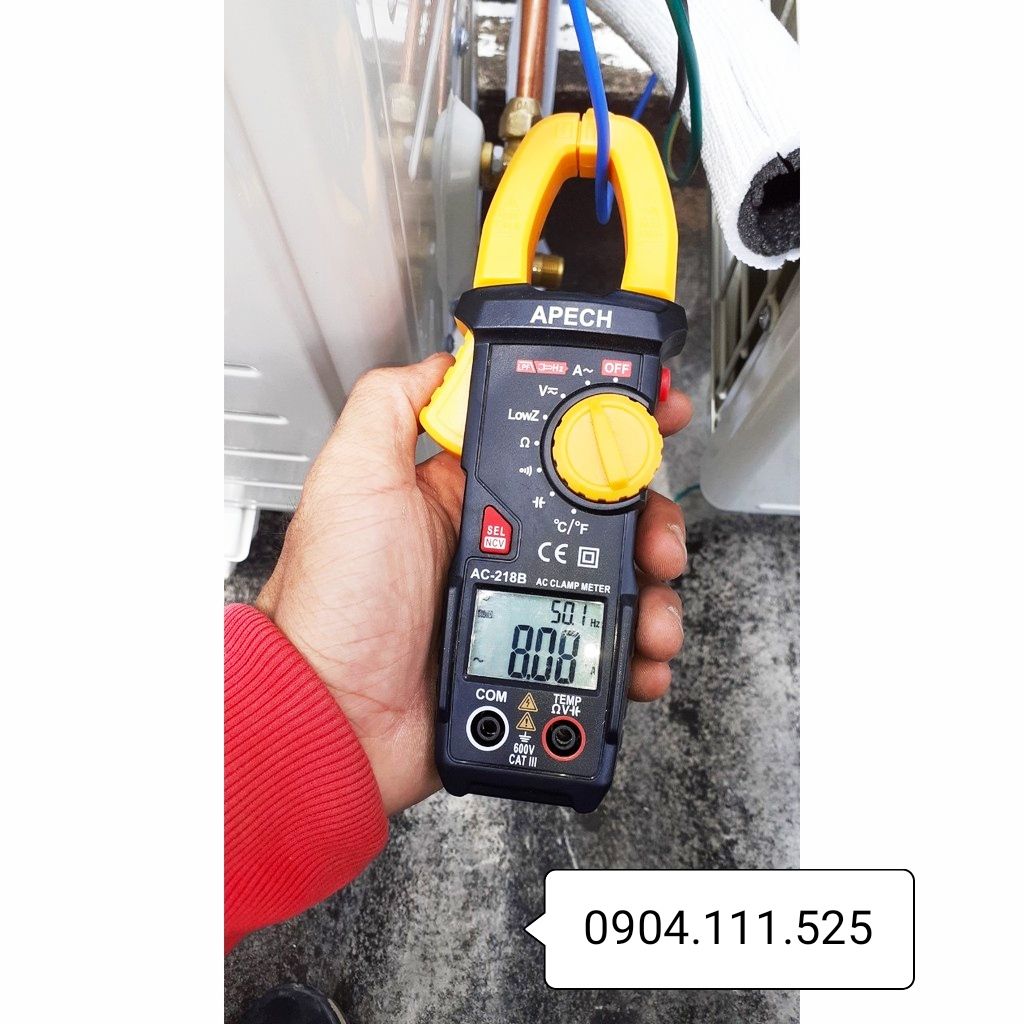 Ampe kìm đo dòng AC APECH AC-218B (600A) 