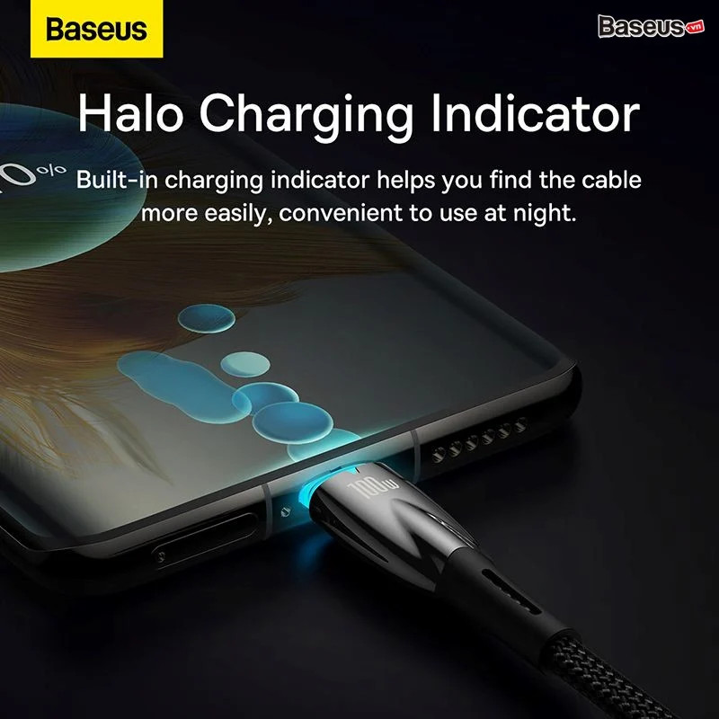 Baseus Glimmer Series Fast Charging Data Cable Type-C to Type-C 100W