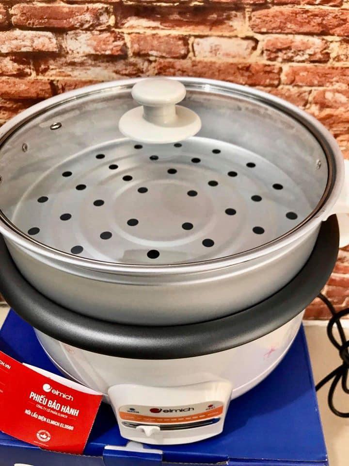 Nồi lẩu, hấp điện đa năng Elmich EL-3566