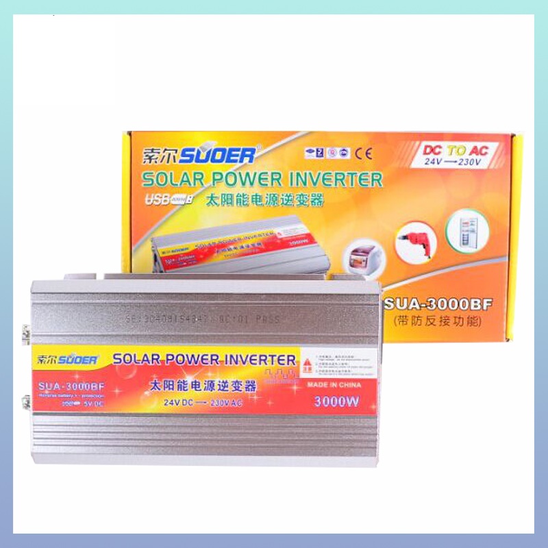 Máy đổi nguồn điện 24V 3000W Suoer - SUA-3000BF