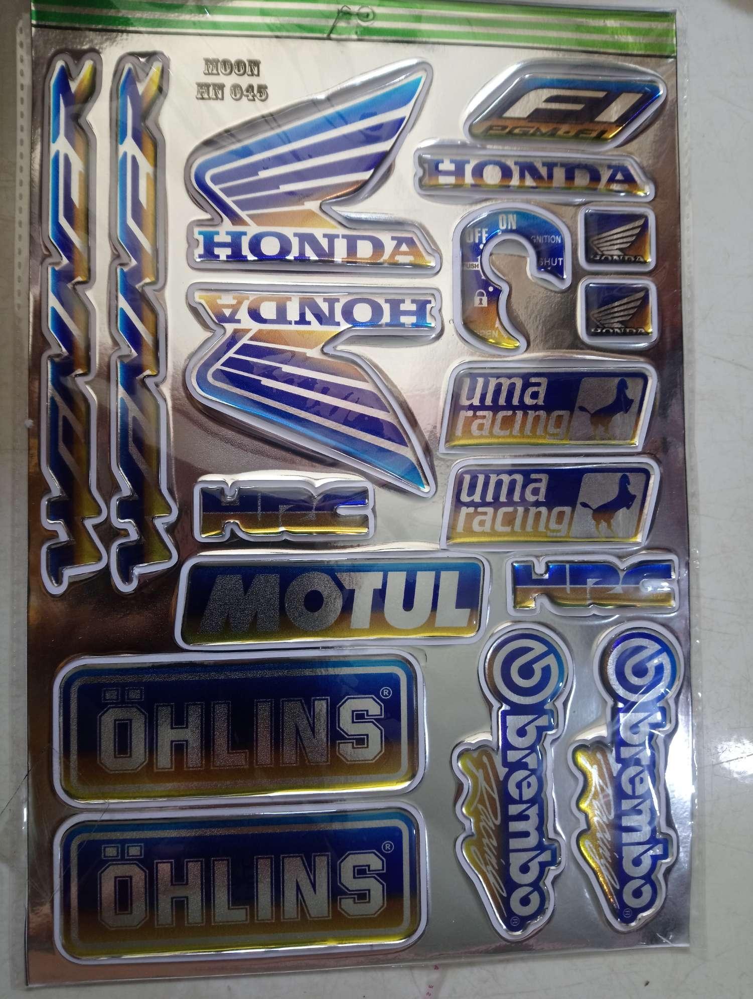 Tem chữ winner giả màu titan nổi